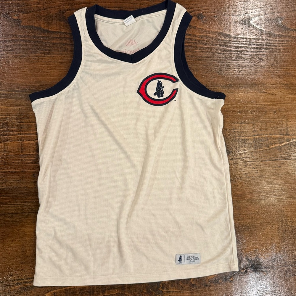 Chicago Cubs Cream Tanktop